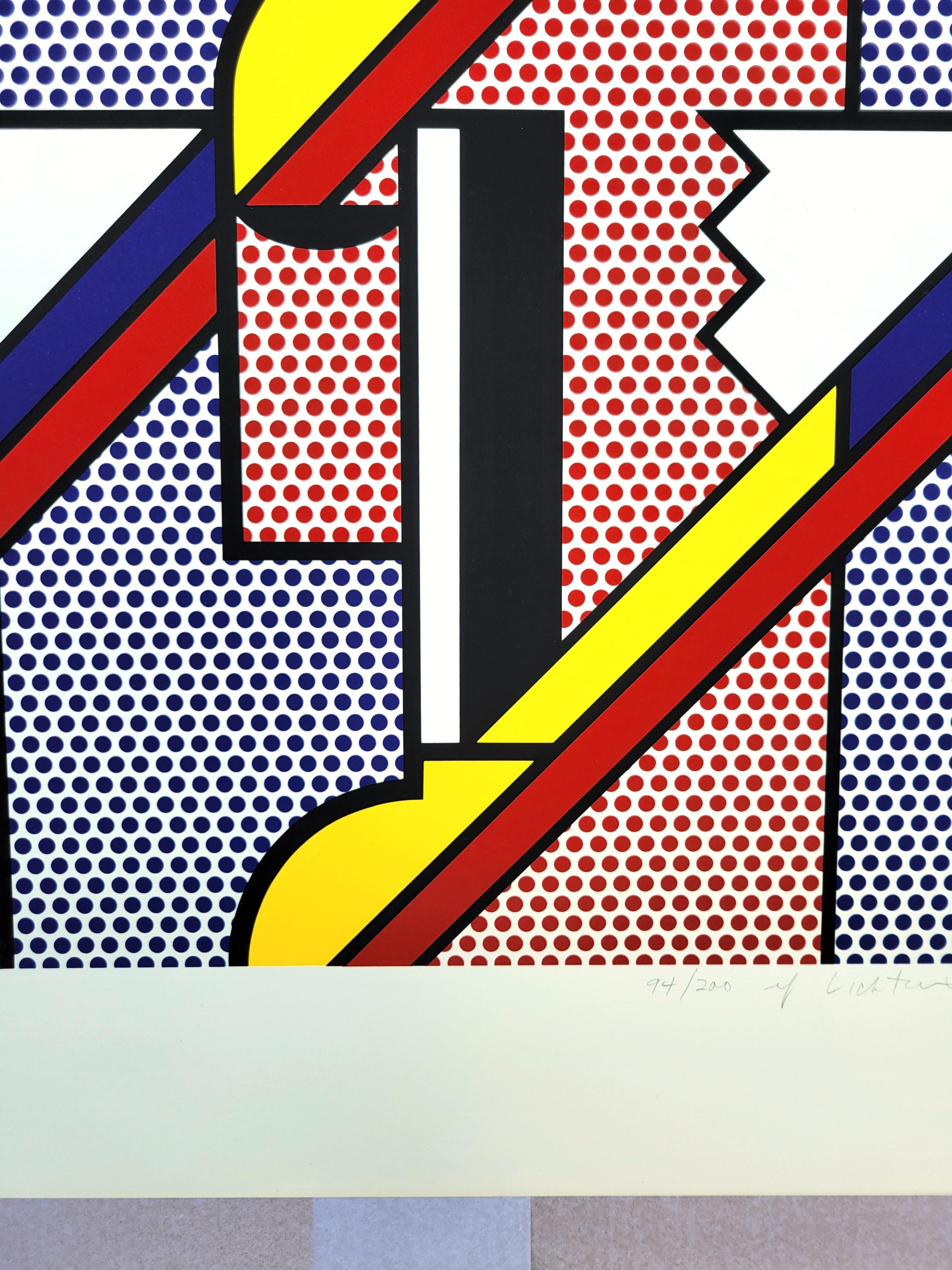 Moderner Druck /// Roy Lichtenstein Pop Art Abstrakt Geometrisch MoMA Gemini G.E.L. im Angebot 10