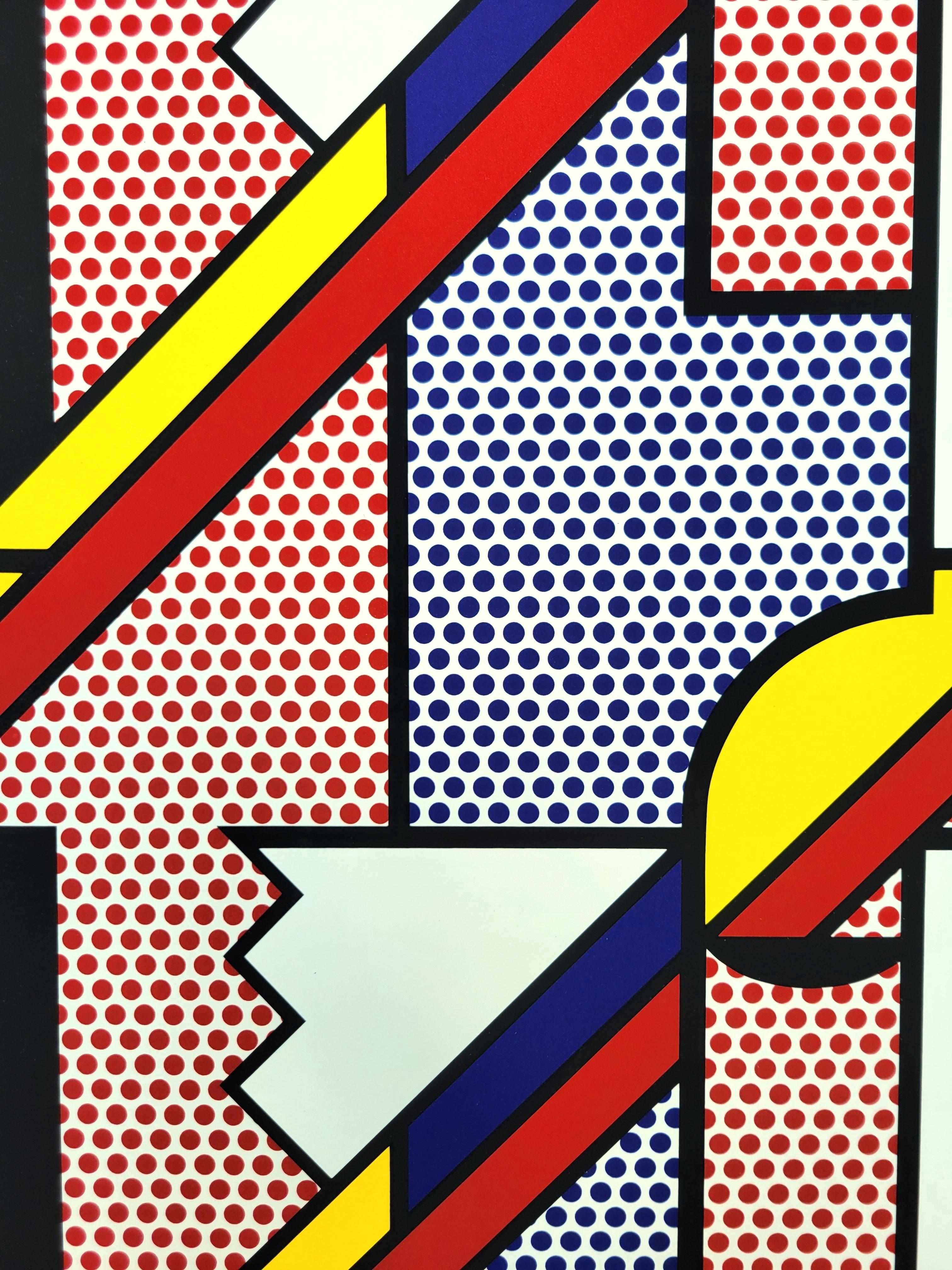 Moderner Druck /// Roy Lichtenstein Pop Art Abstrakt Geometrisch MoMA Gemini G.E.L. im Angebot 11