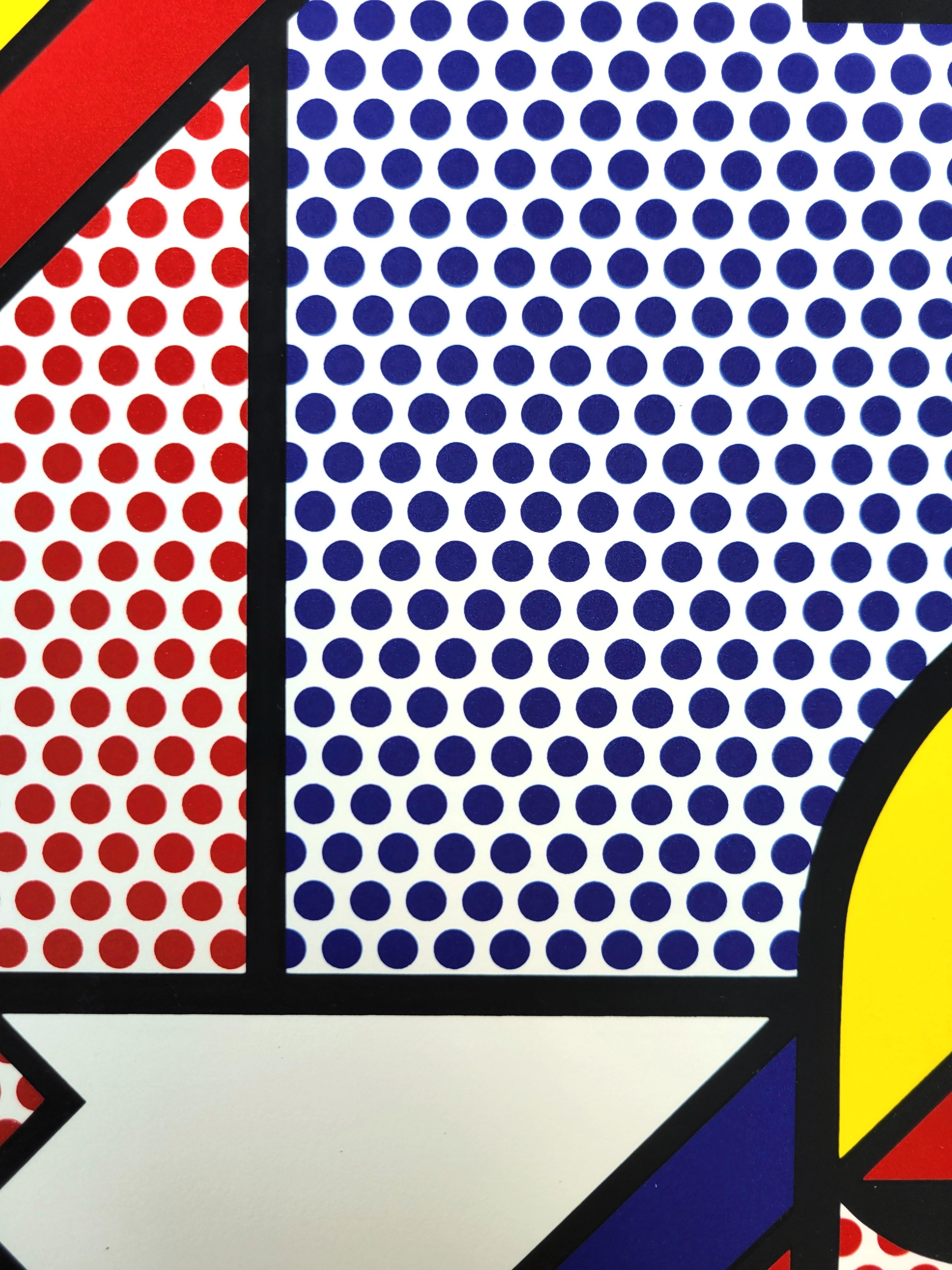 Moderner Druck /// Roy Lichtenstein Pop Art Abstrakt Geometrisch MoMA Gemini G.E.L. im Angebot 12