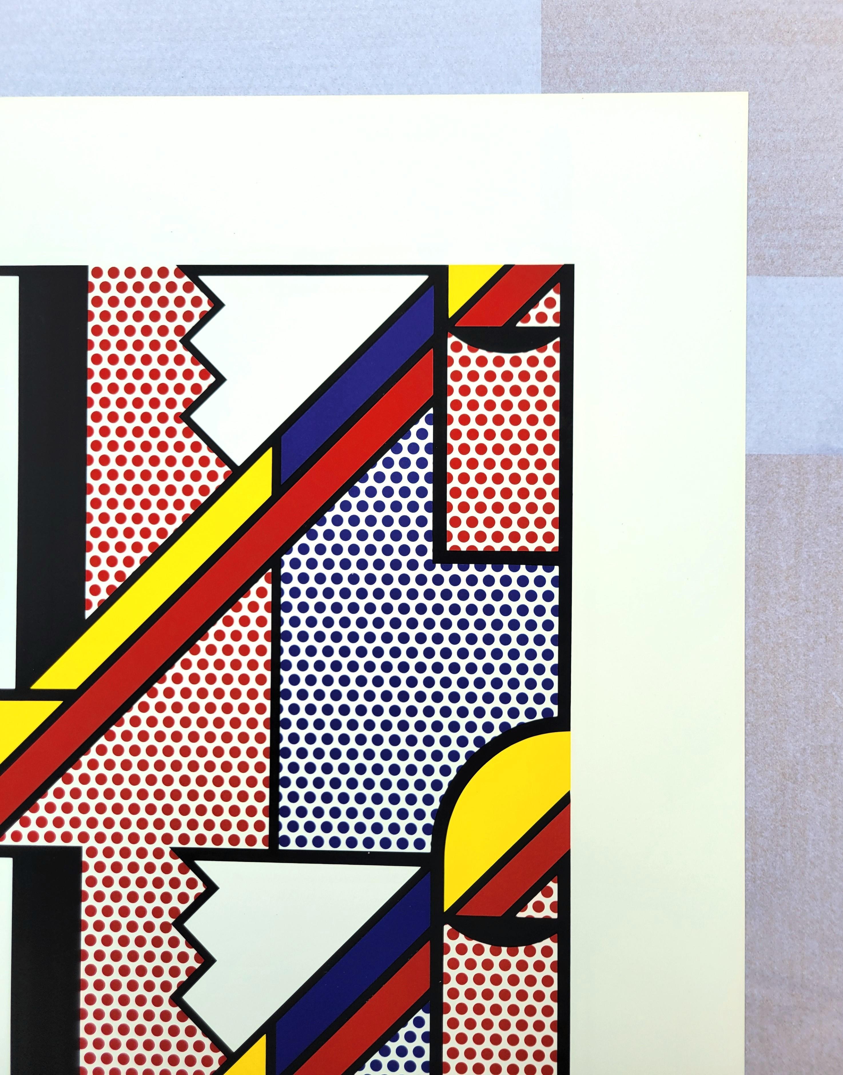Moderner Druck /// Roy Lichtenstein Pop Art Abstrakt Geometrisch MoMA Gemini G.E.L. im Angebot 5