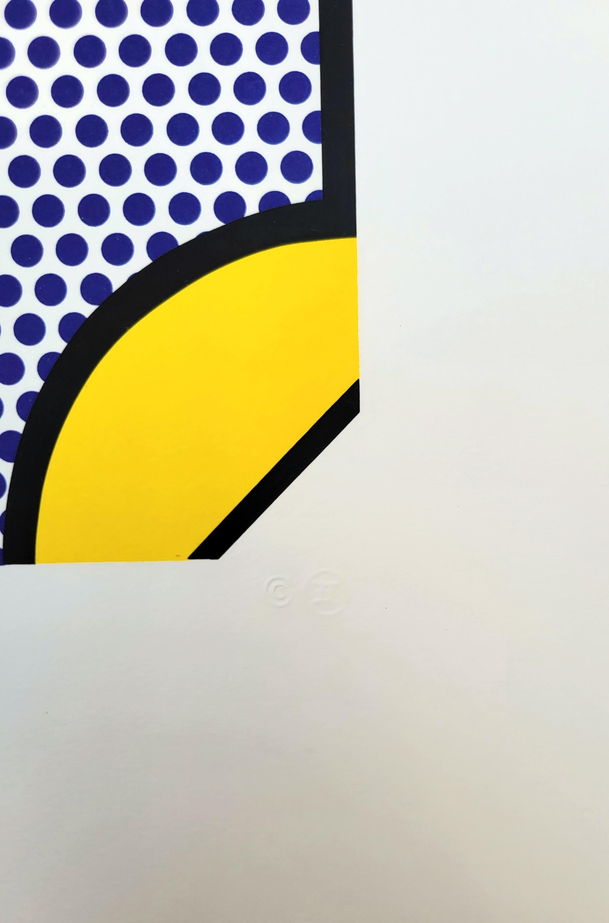 Moderner Druck /// Roy Lichtenstein Pop Art Abstrakt Geometrisch MoMA Gemini G.E.L. im Angebot 8
