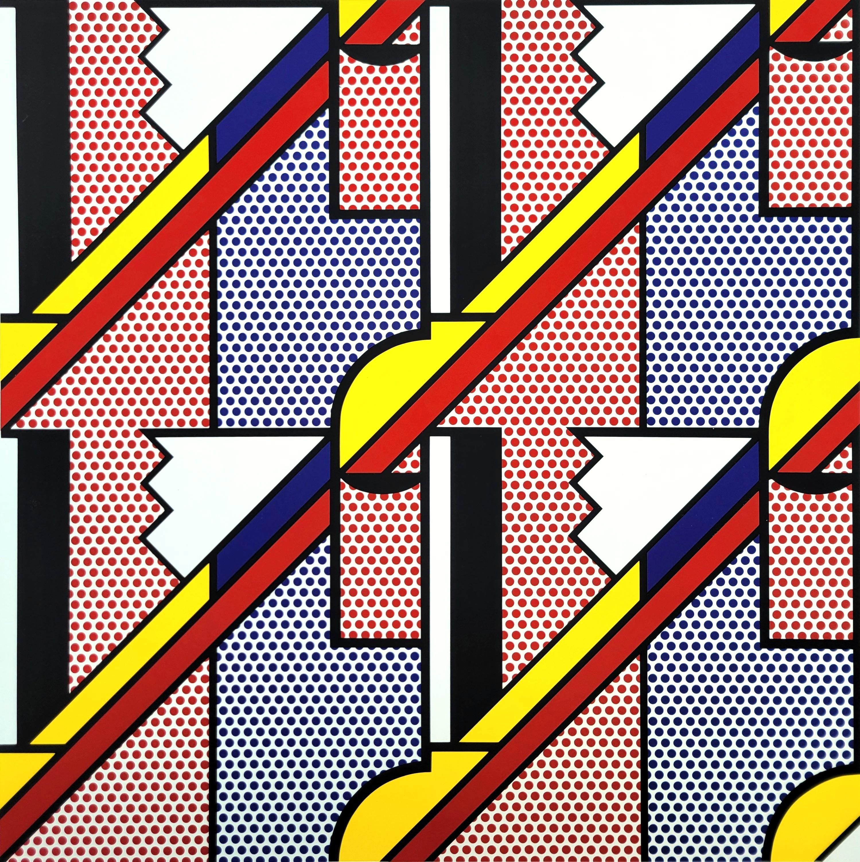 Modern Print /// Roy Lichtenstein Pop Art Abstract Geometric MoMA Gemini G.E.L.