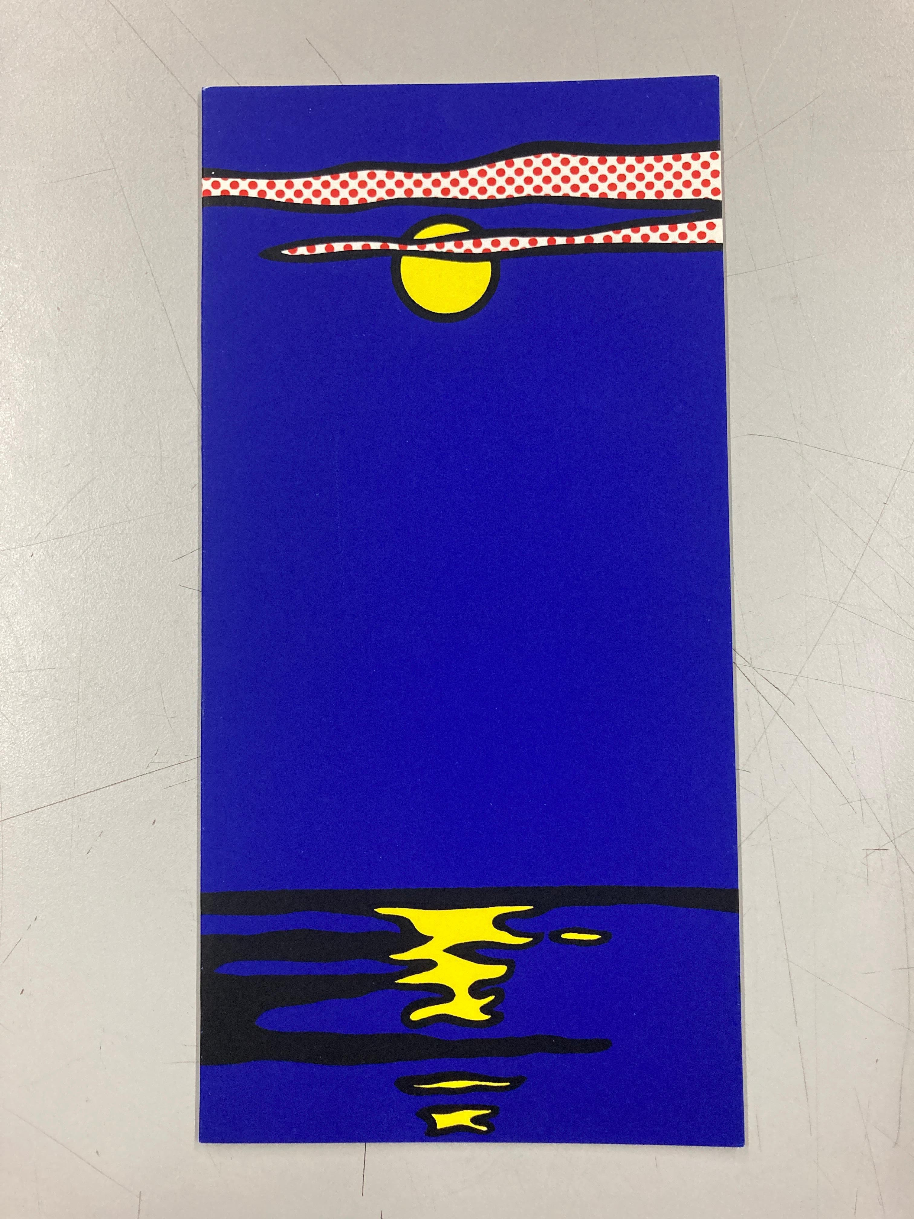 Moonscape Banner (Card) - Print by Roy Lichtenstein