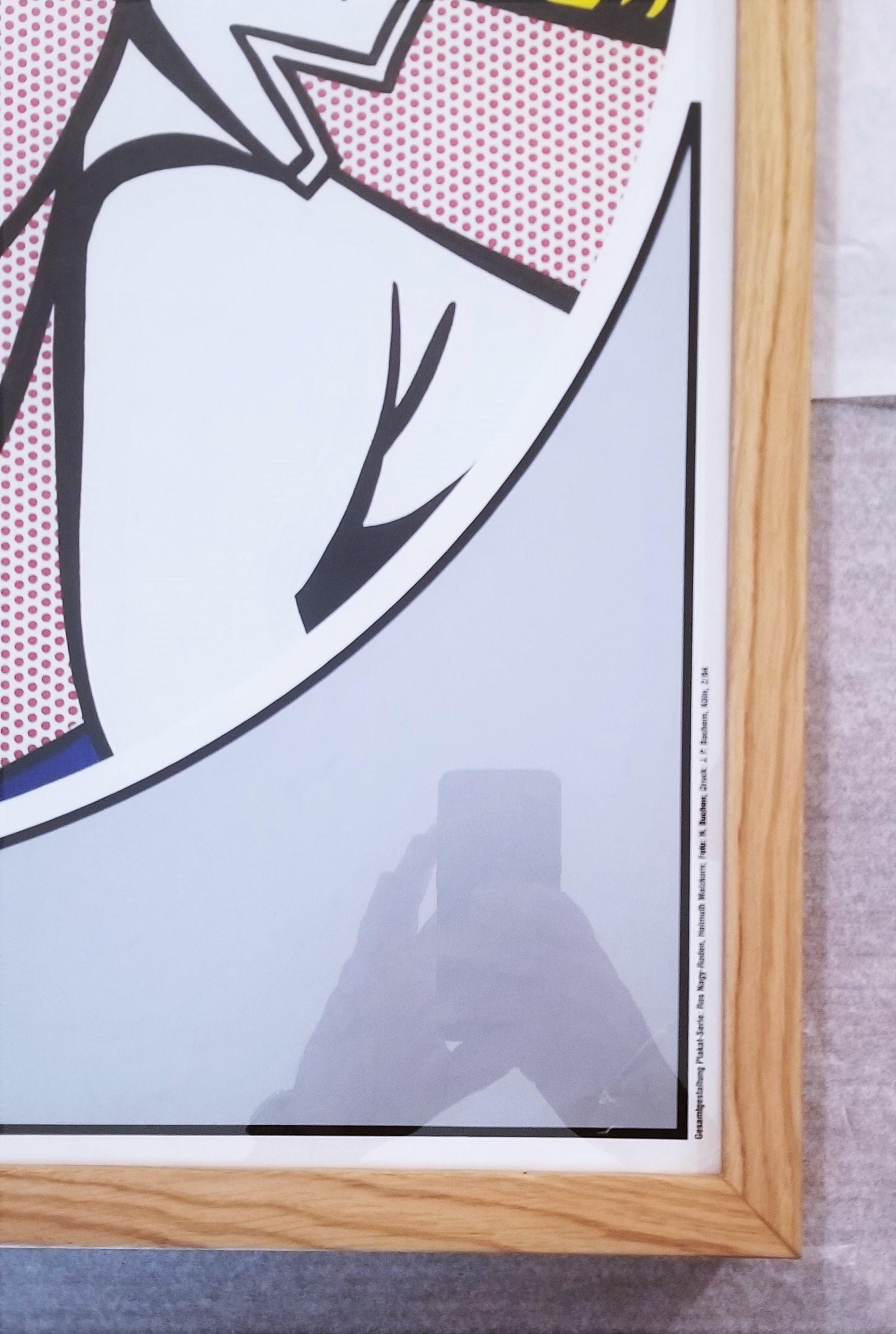 Cartel del Museo Ludwig (M-Maybe) /// Roy Lichtenstein Nueva York Pop Art Chica Mujer en venta 7