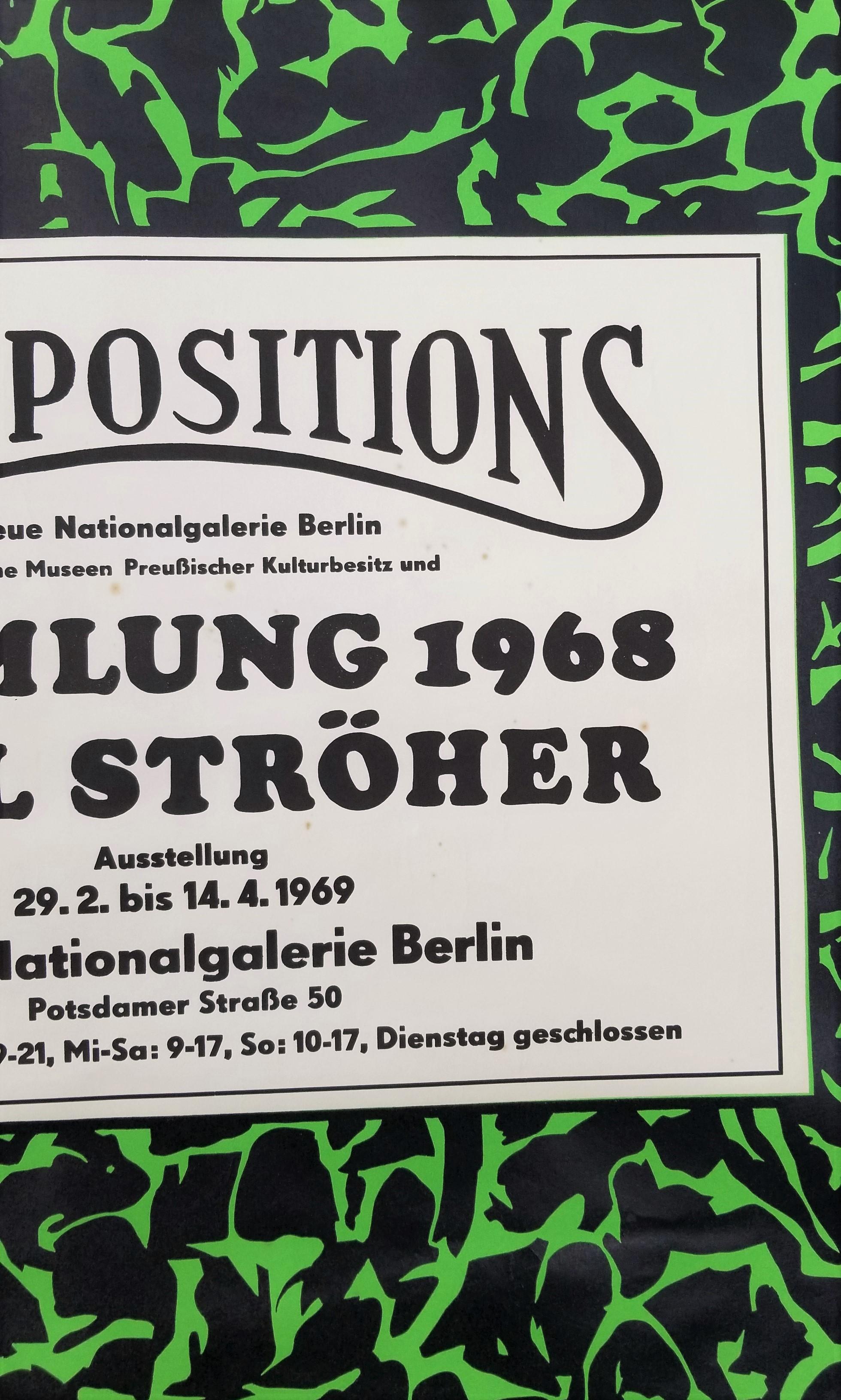 Neue Nationalgalerie (Compositions I) Poster /// Pop Art Roy Lichtenstein Museum For Sale 10