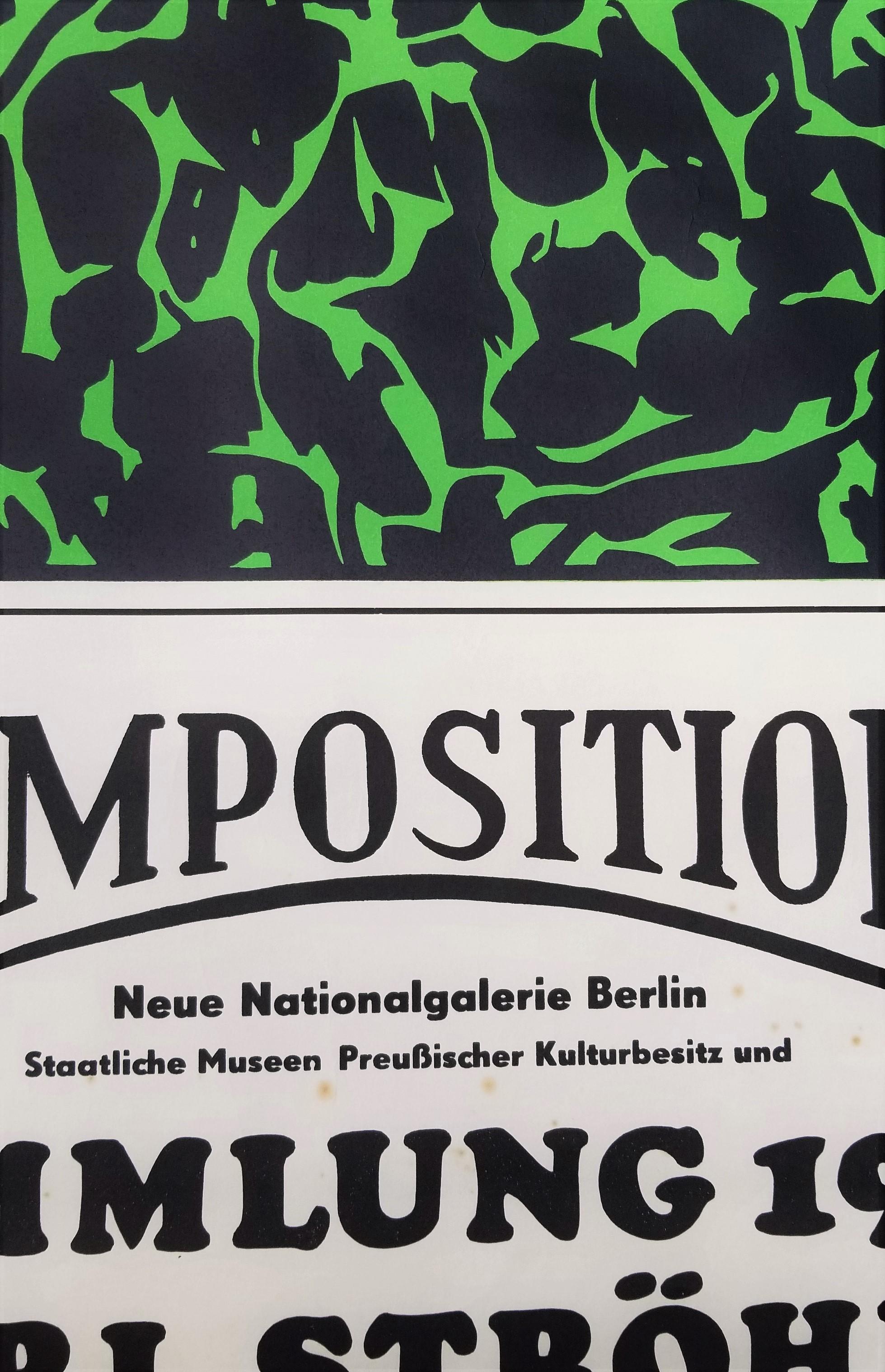 Neue Nationalgalerie (Compositions I) Poster /// Pop Art Roy Lichtenstein Museum For Sale 13
