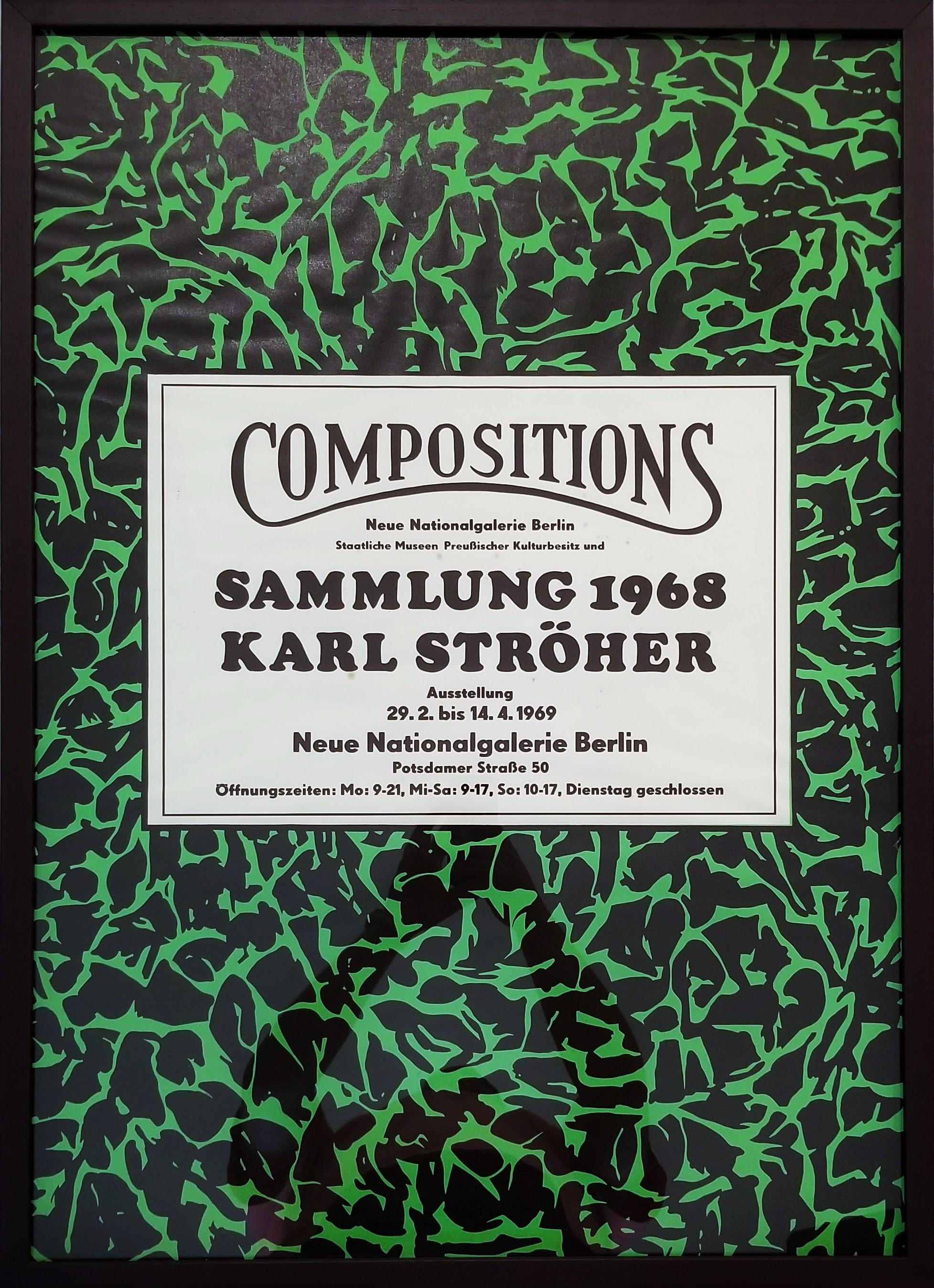Neue Nationalgalerie (Compositions I) Poster /// Pop Art Roy Lichtenstein Museum For Sale 1
