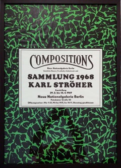 Neue Nationalgalerie (Compositions I) Poster /// Pop Art Roy Lichtenstein Museum