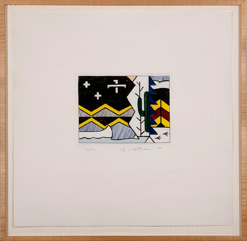 Scène de nuit - Print de Roy Lichtenstein