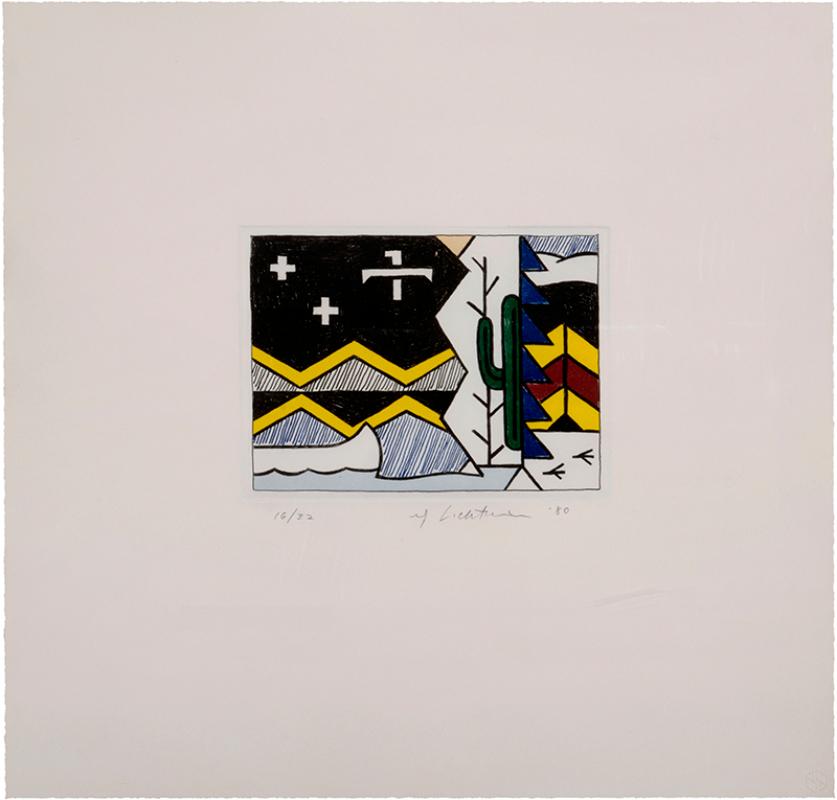 What patterns did Roy Lichtenstein use?