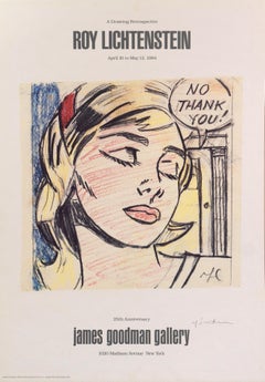 'No Thank You!', Signed Pop Art Exhibition Poster, Guggenheim, Venice Biennale