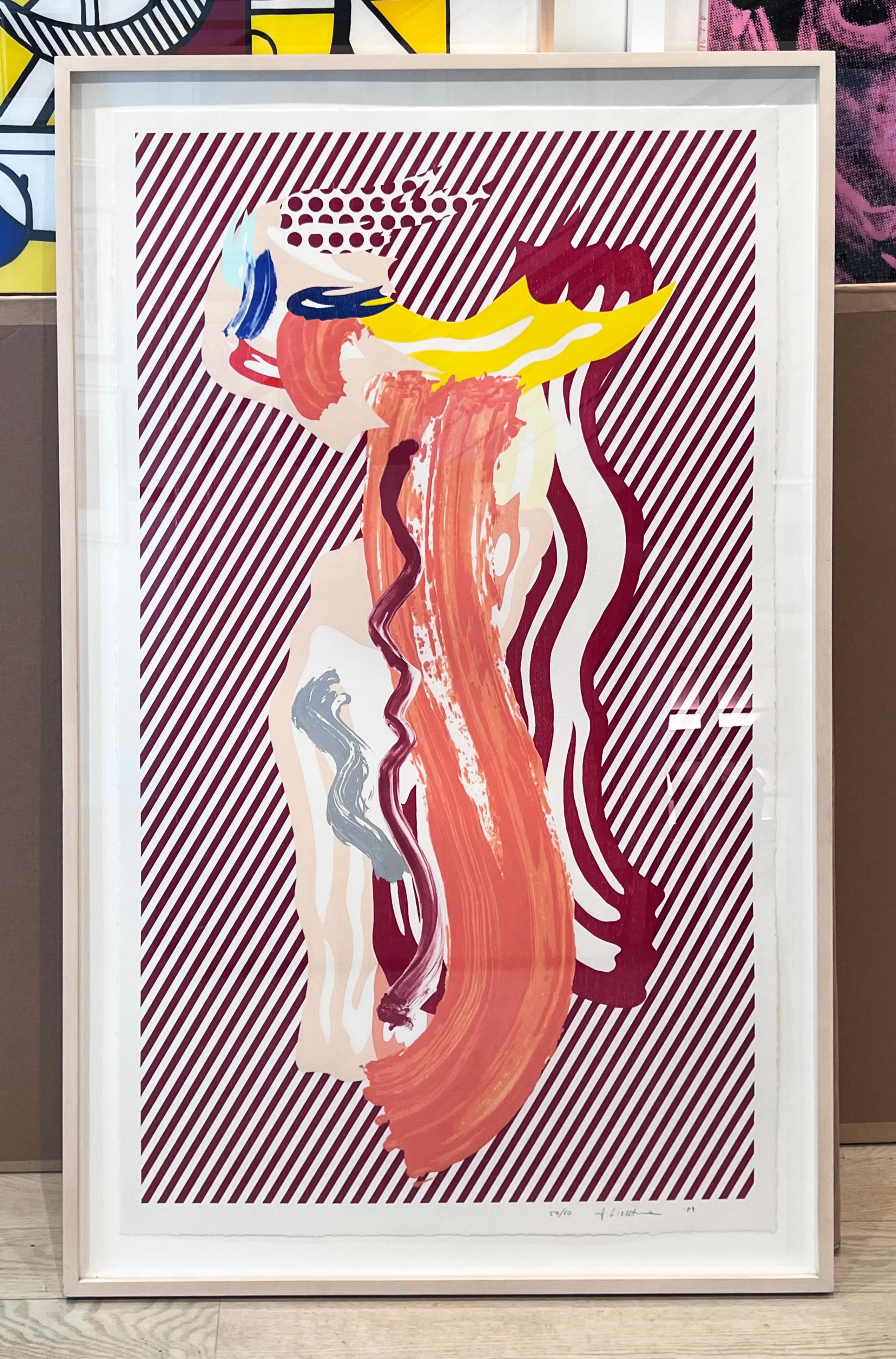Nu, tiré de Brushstroke Figures - Pop Art Print par Roy Lichtenstein