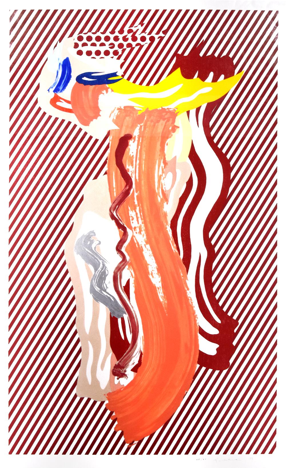 Roy Lichtenstein Figurative Print - Nude, from Brushstroke Figures Series
