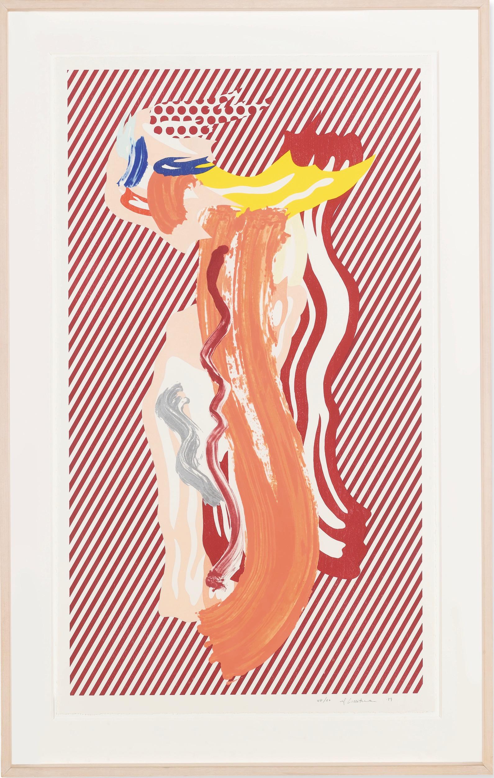 Nude from Brushstroke Figures Series  - Print by Roy Lichtenstein