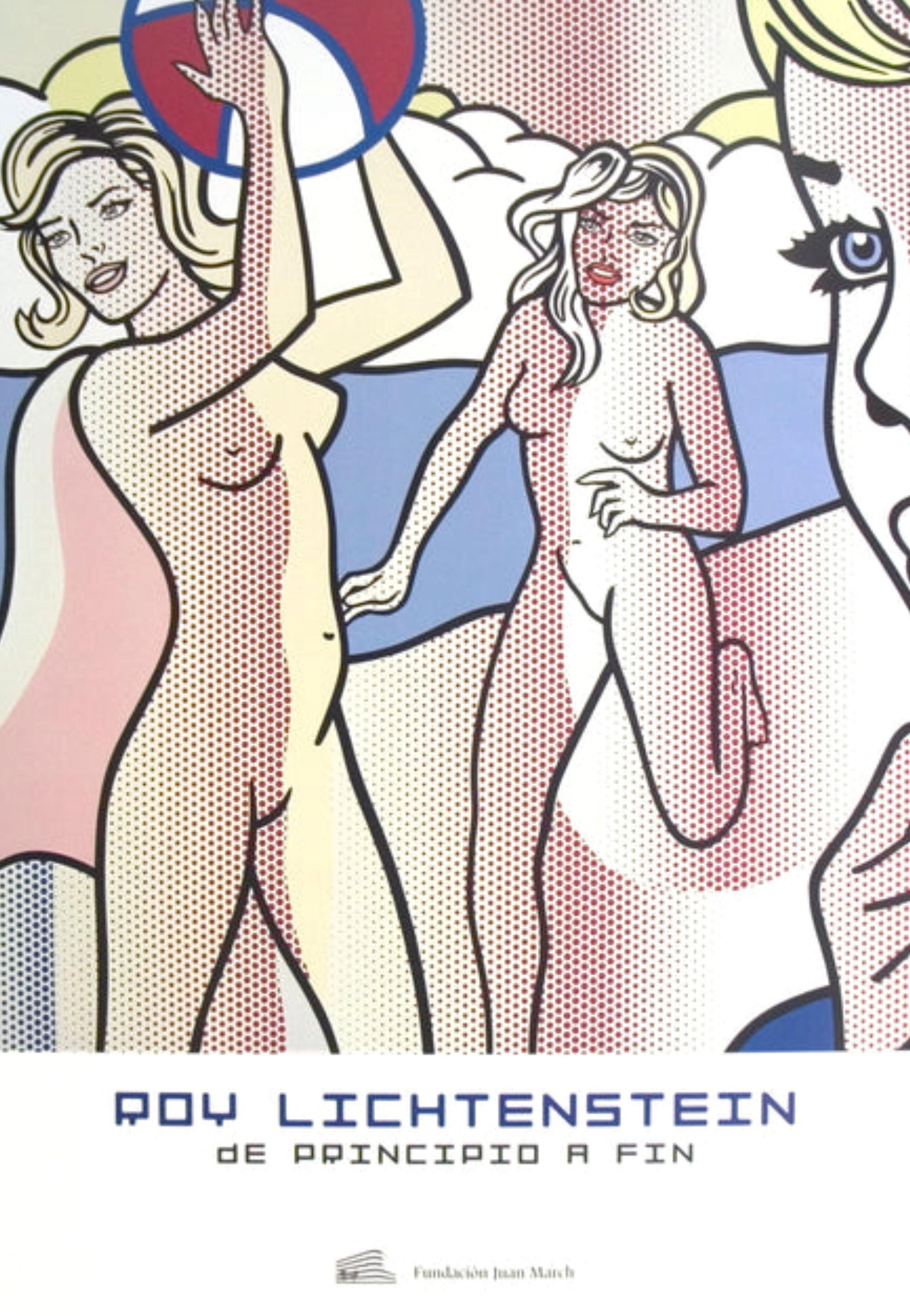 Nudes With Beach Ball By Roy Lichtenstein For Sale 2