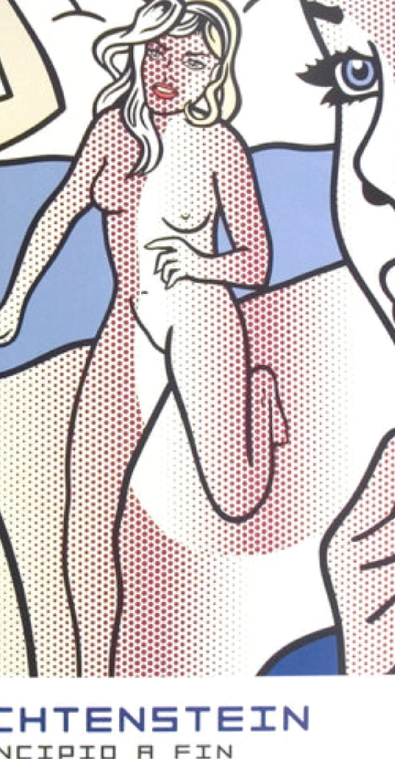 Nudes With Beach Ball By Roy Lichtenstein For Sale 3