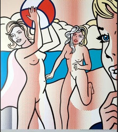 Nudes with Beachball - Roy Lichtenstein - Art Print after Original of 1994