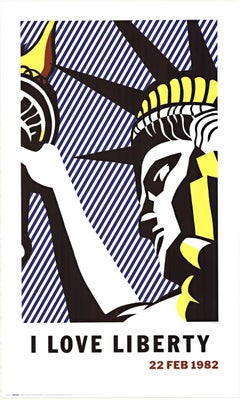 Originale I Love Liberty  1982  Roy Lichtenstein