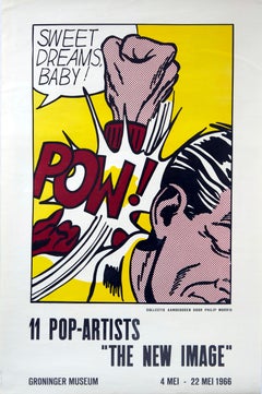 Original Vintage Poster The New Image Pop Art Exhibition Sweet Dreams Baby Pow!