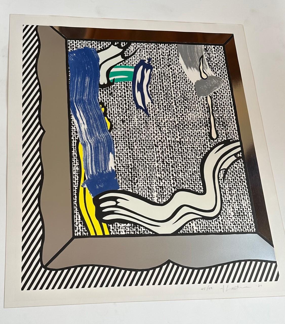 Painting on Canvas - Contemporary Print by Roy Lichtenstein