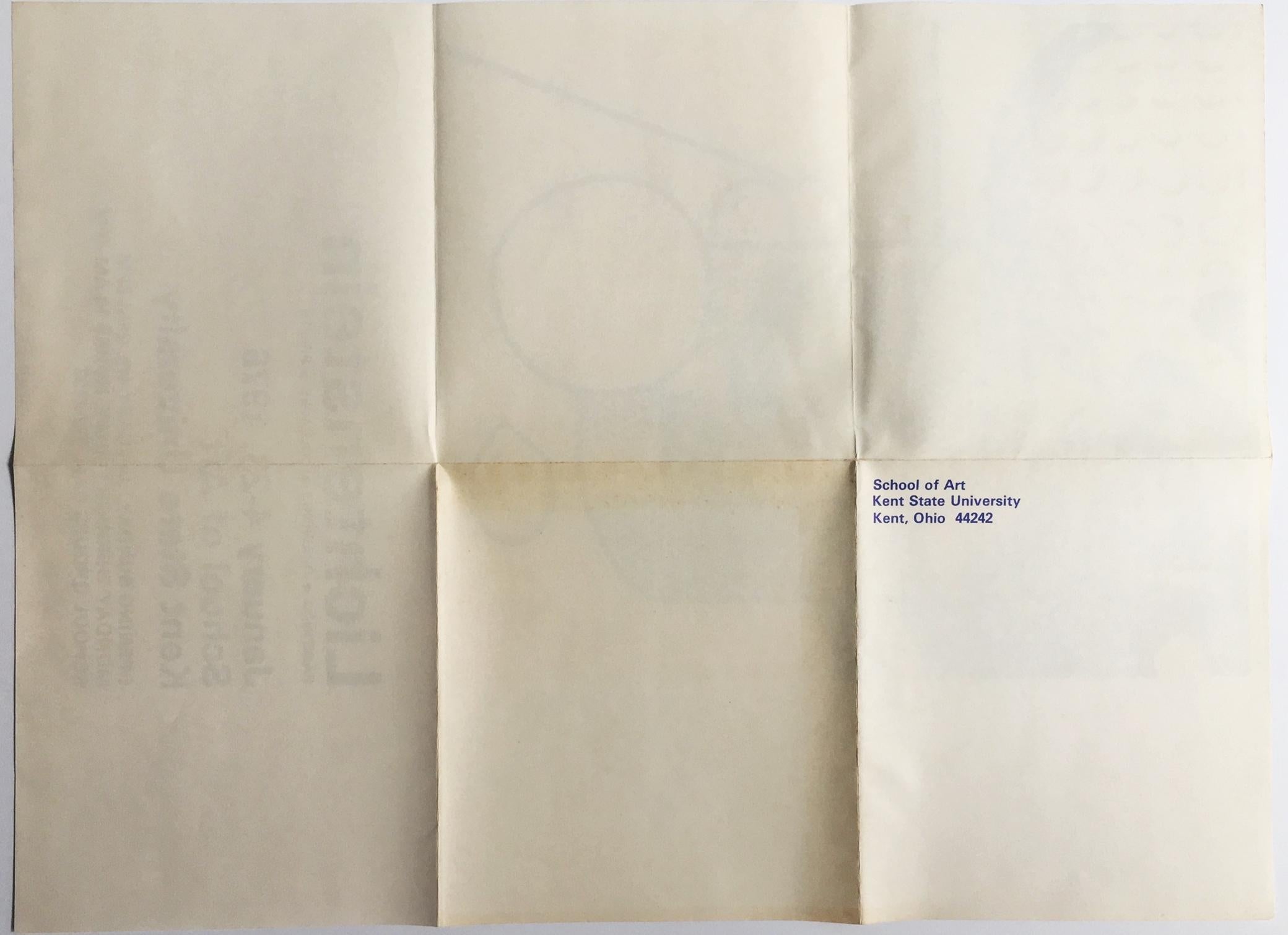 Dipinti Disegni Collage Stampe alla Kent State University - Print di Roy Lichtenstein