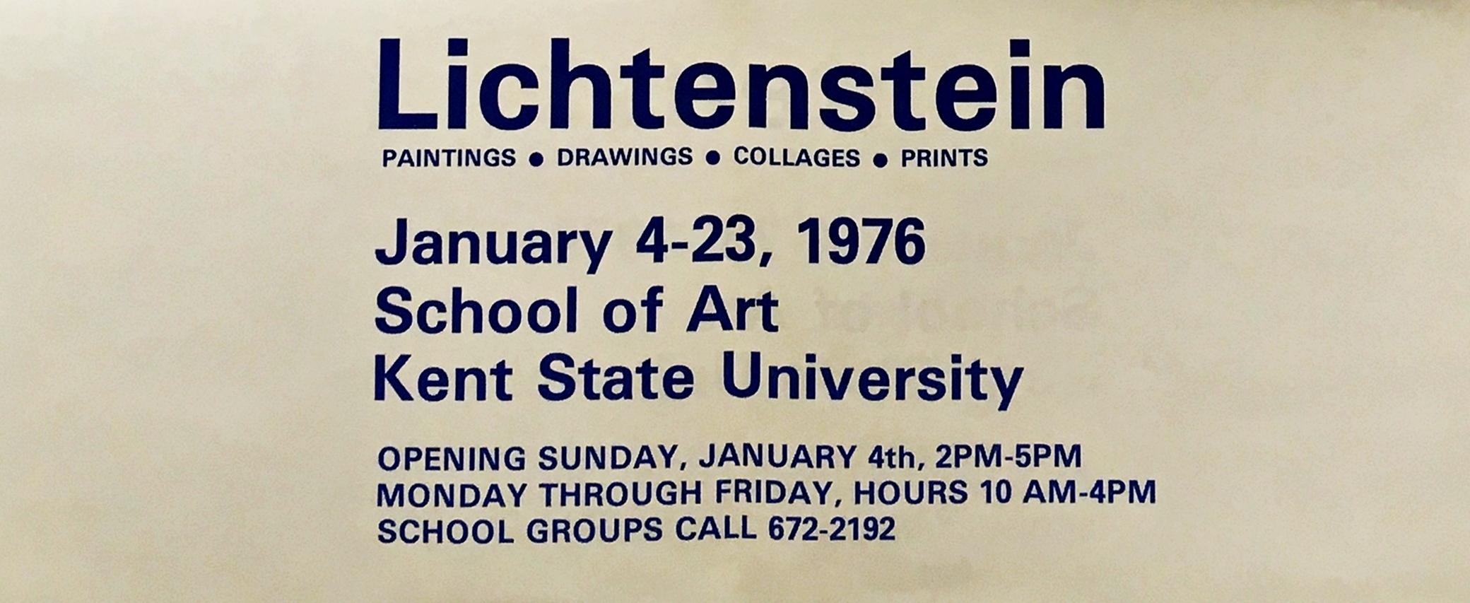 Gemälde, Zeichnungen, Collagen, Drucke der Kent State University (Pop-Art), Print, von Roy Lichtenstein