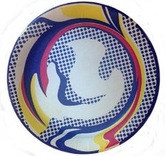 Vintage Roy Lichtenstein's famous Paper Plate, 1969 