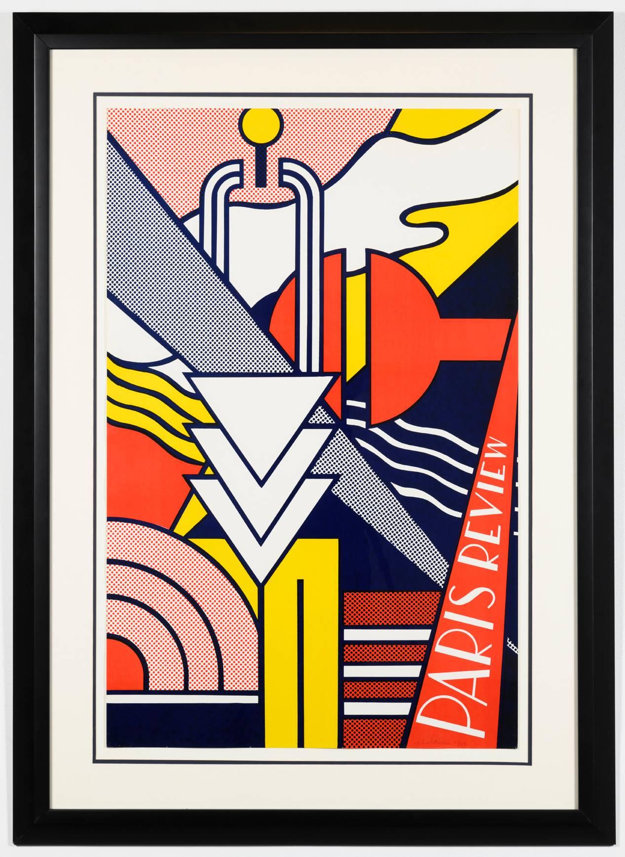 Roy Lichtenstein Abstract Print - Paris Review