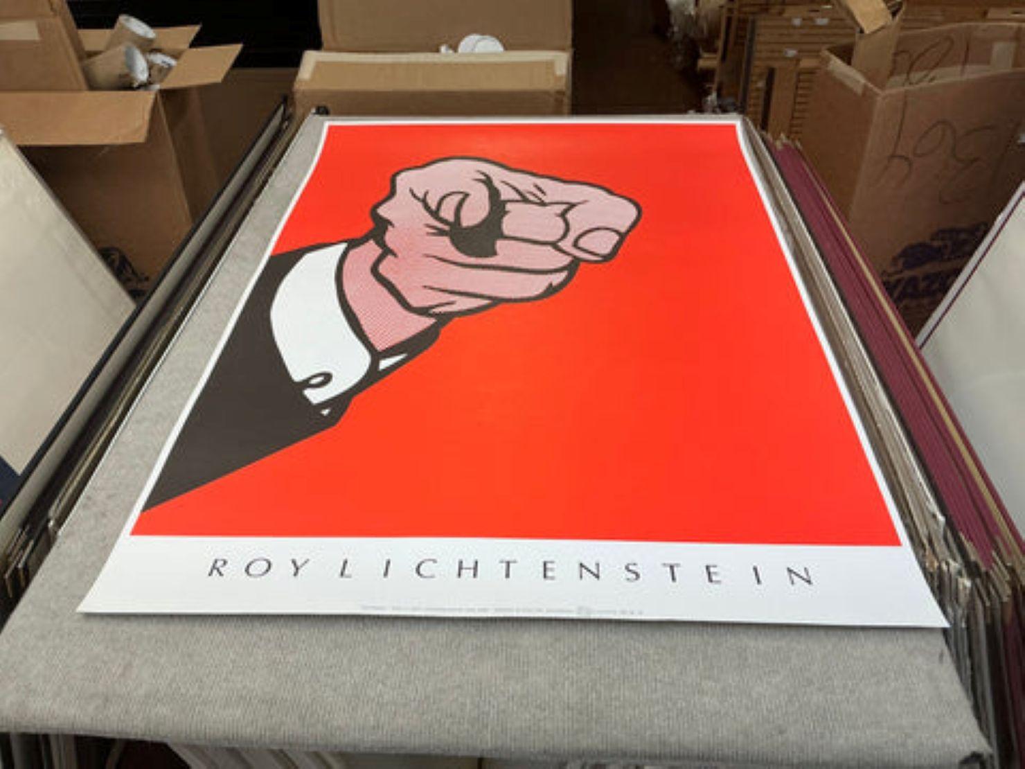 Pointed Finger By Roy Lichtenstein For Sale 2