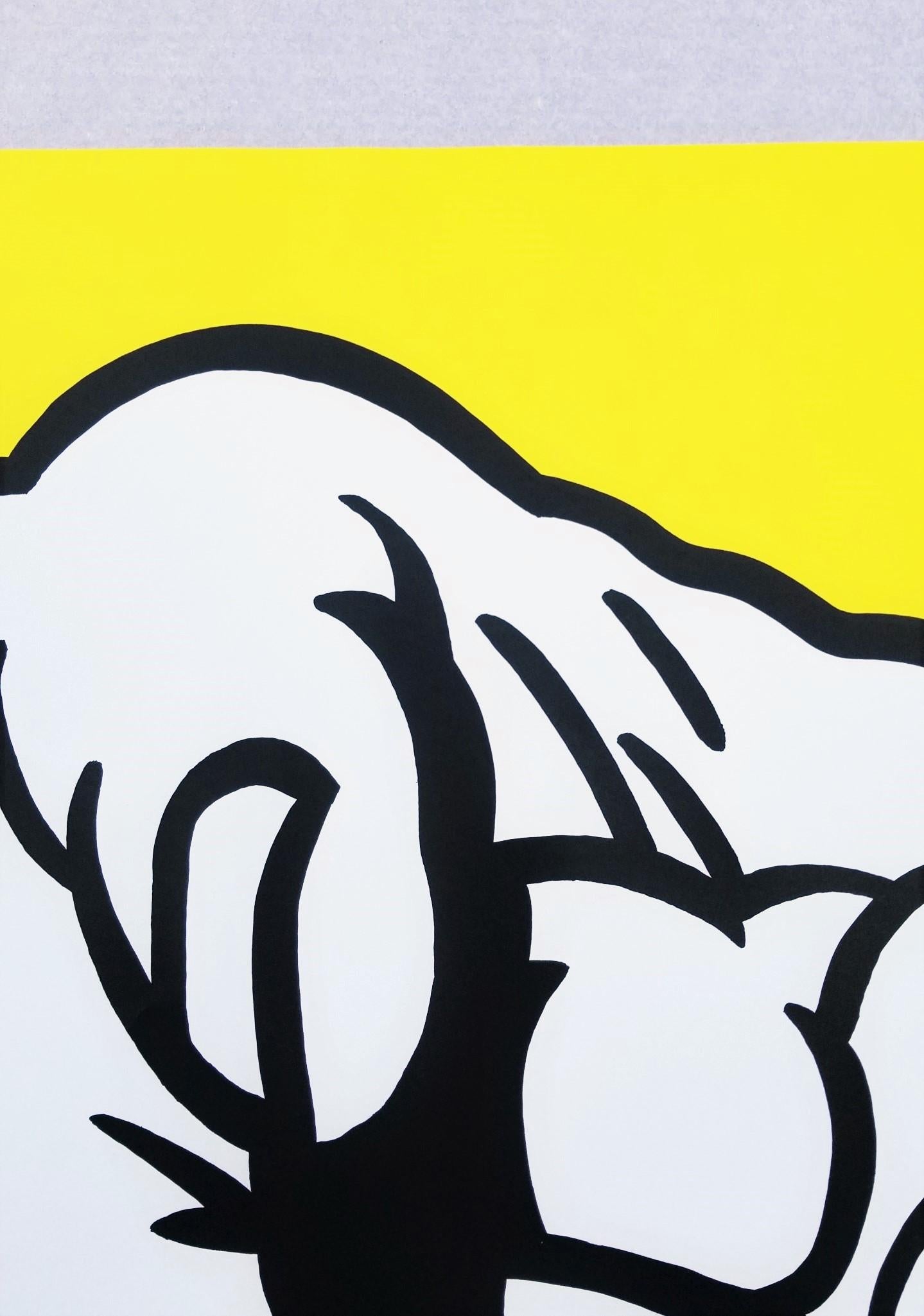 Pop Art & Nouveau Réalisme Moderna Museet (Finger Pointing) Poster (Signed) For Sale 3