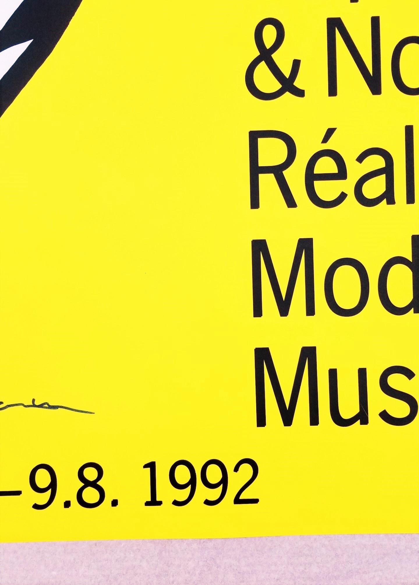Pop Art & Nouveau Réalisme Moderna Museet (Finger Pointing) Poster (Signed) 4