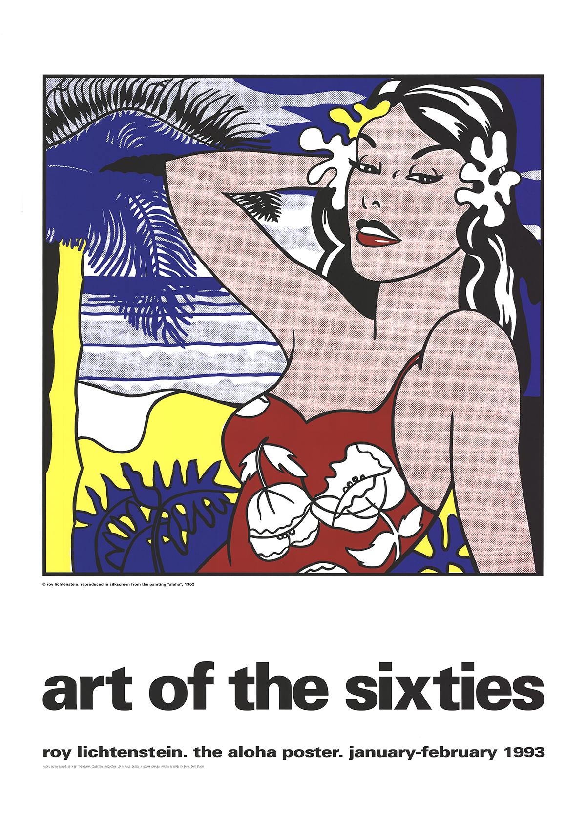 Poster Aloha, from Art of the Sixties-FIRST EDITION - Print by Roy Lichtenstein