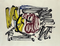 Red and Yellow Apple, Roy Lichtenstein