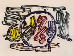 Apple and Lemon (from Seven Apple Woodcuts) by Roy Lichtenstein 
