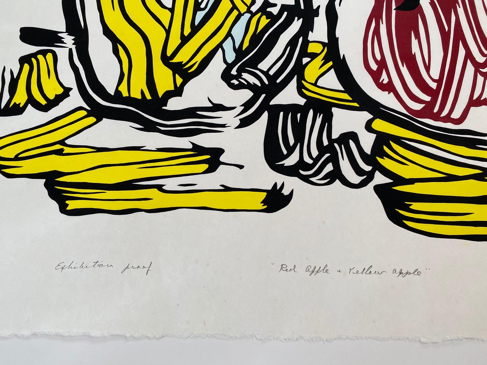 Red Apple and Yellow Apple, Exhibition Proof - Contemporary Print by Roy Lichtenstein