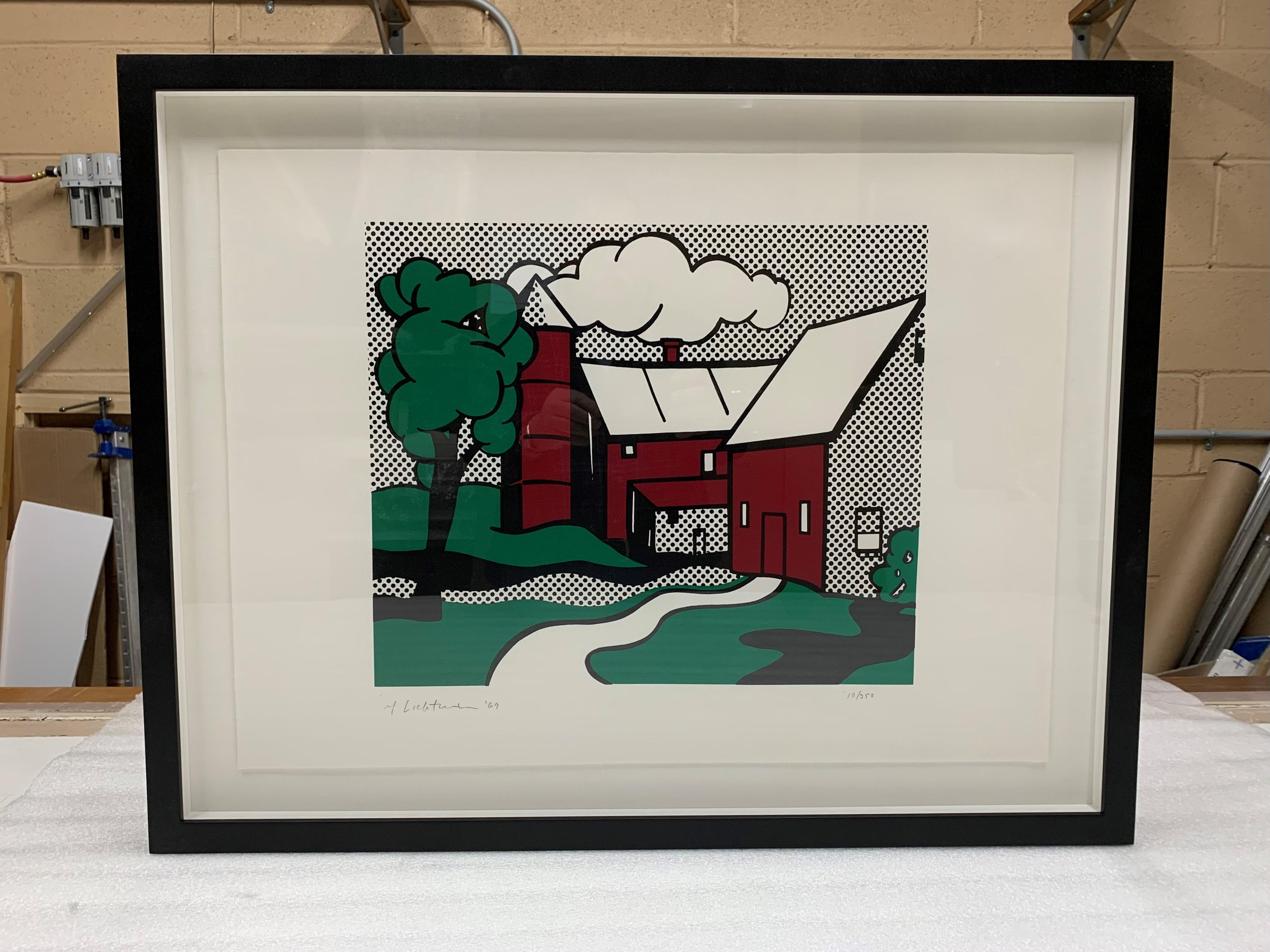 Red Barn - Print by Roy Lichtenstein