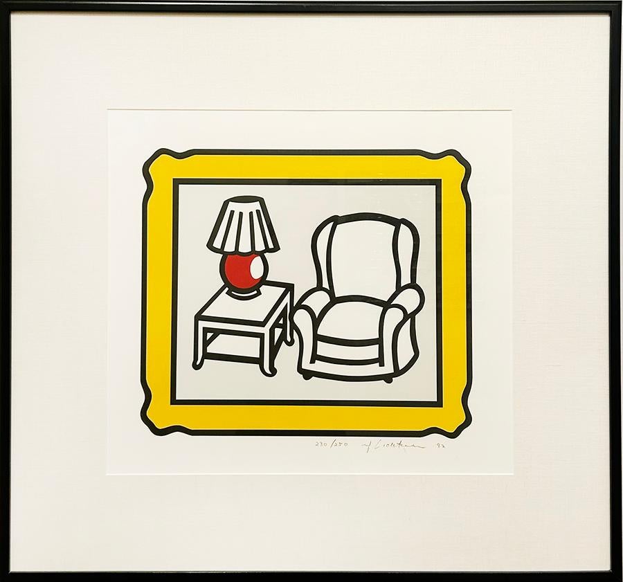 Lampe rouge - Print de Roy Lichtenstein