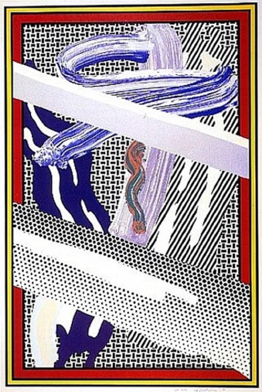Reflections on an Expressionist Painting - Print by Roy Lichtenstein