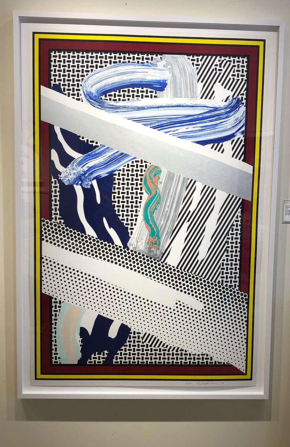 Reflections on Expressionist Painting - Print by Roy Lichtenstein