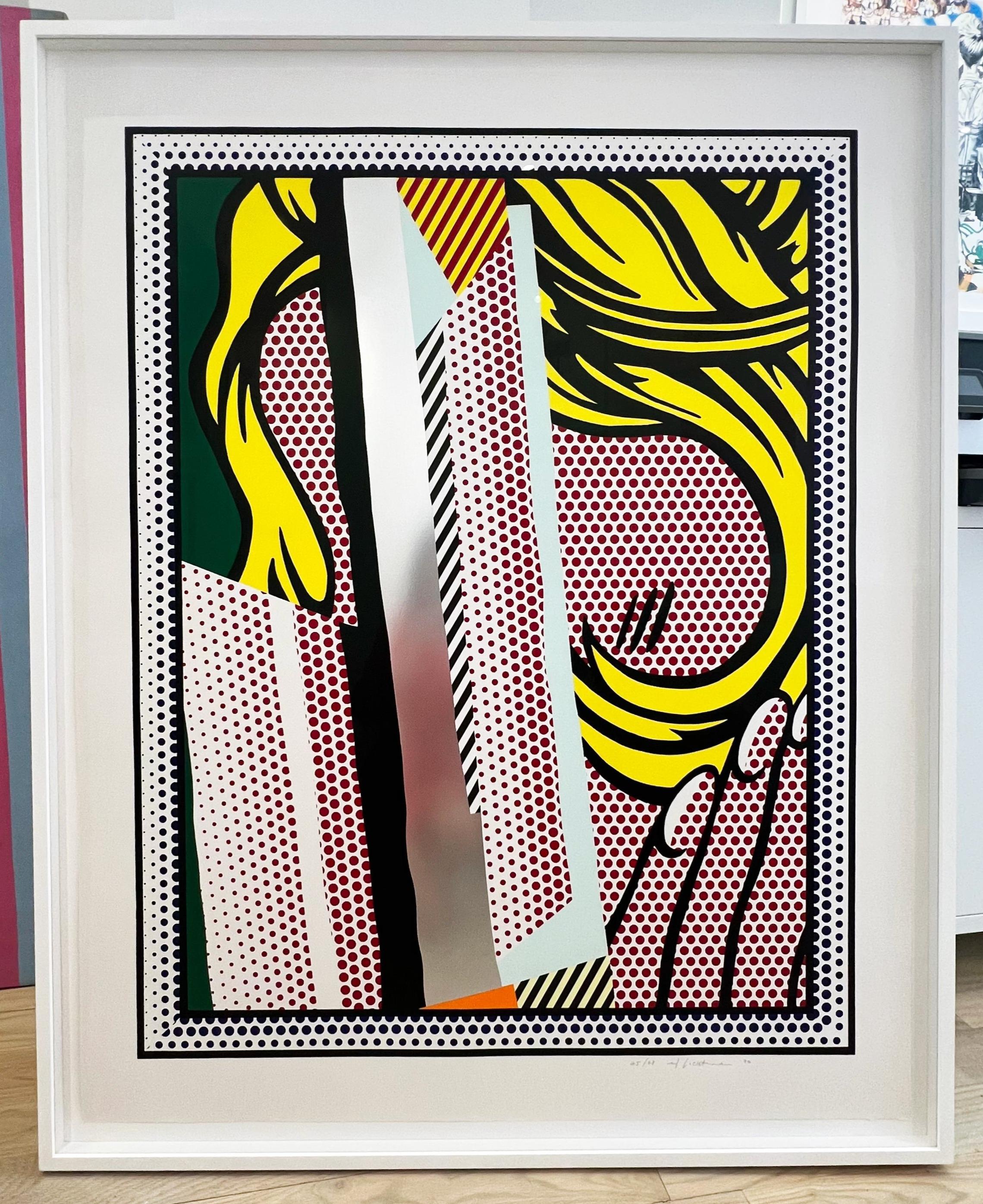 Reflektionen von Haaren – Print von Roy Lichtenstein