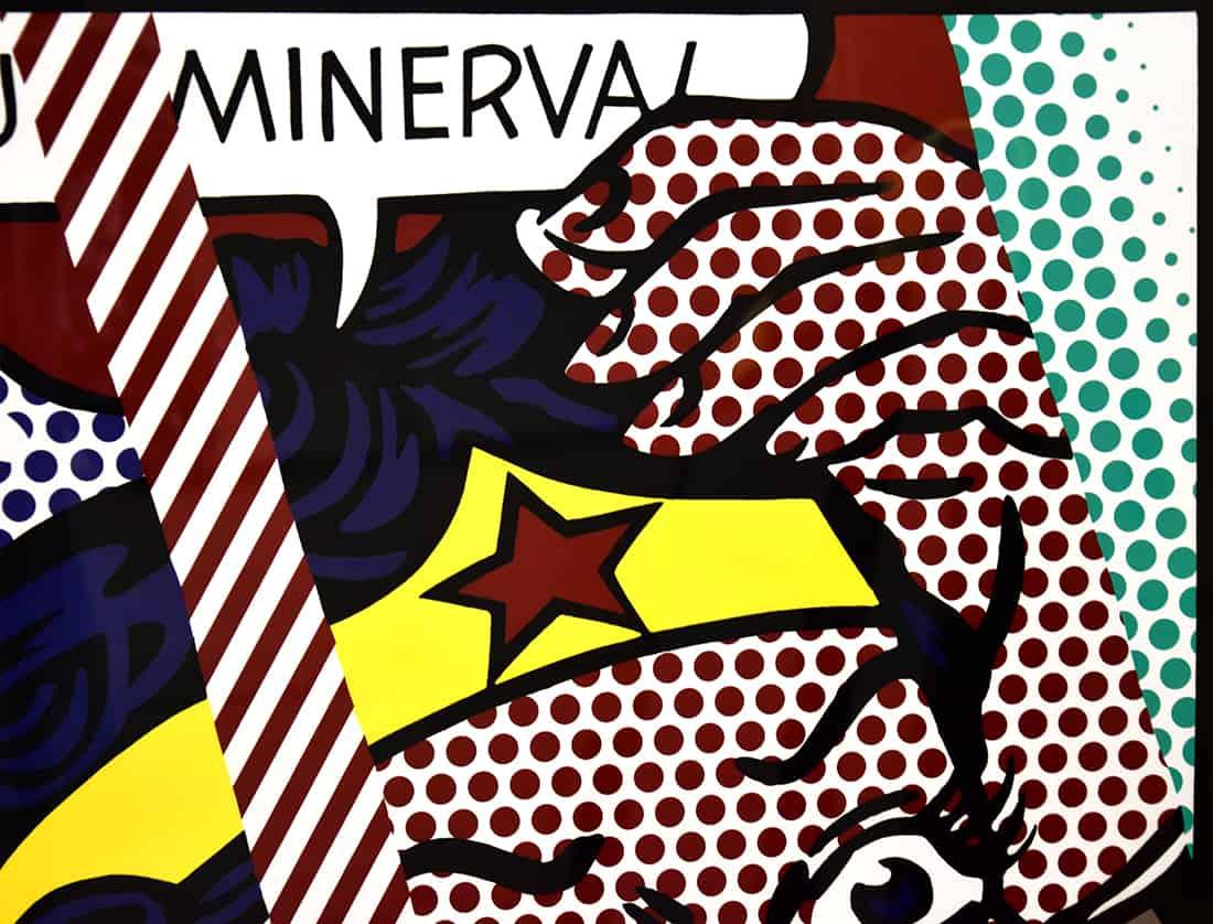 Reflections sur Minerva, de Reflections - Jaune Figurative Print par Roy Lichtenstein