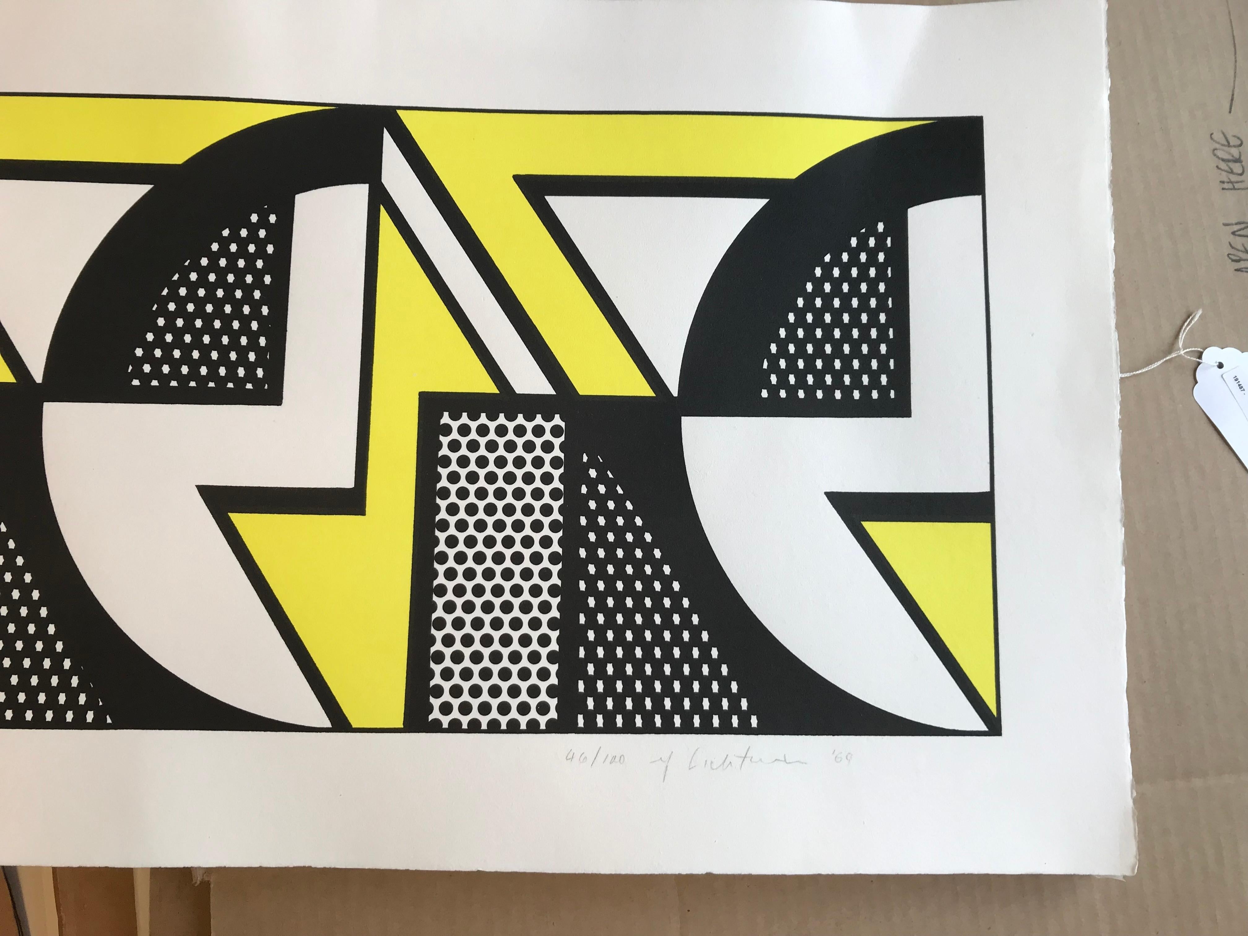 roy lichtenstein lettering