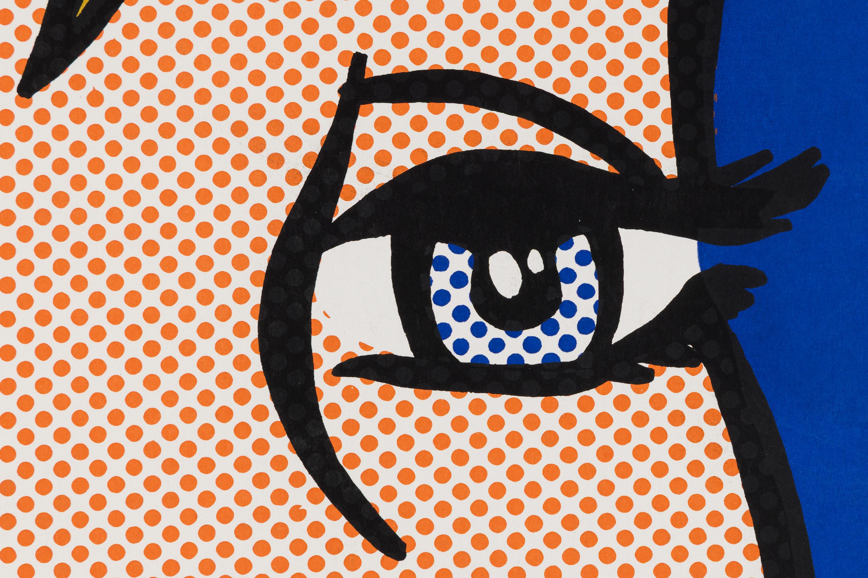 Reverie - Pop Art Screen Print of Woman Singing, 1965 For Sale 3