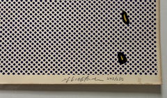 Roy Lichtenstein ( 1923 - 1997 ) – Brushstroke – hand-signed Screenprint  – 1965