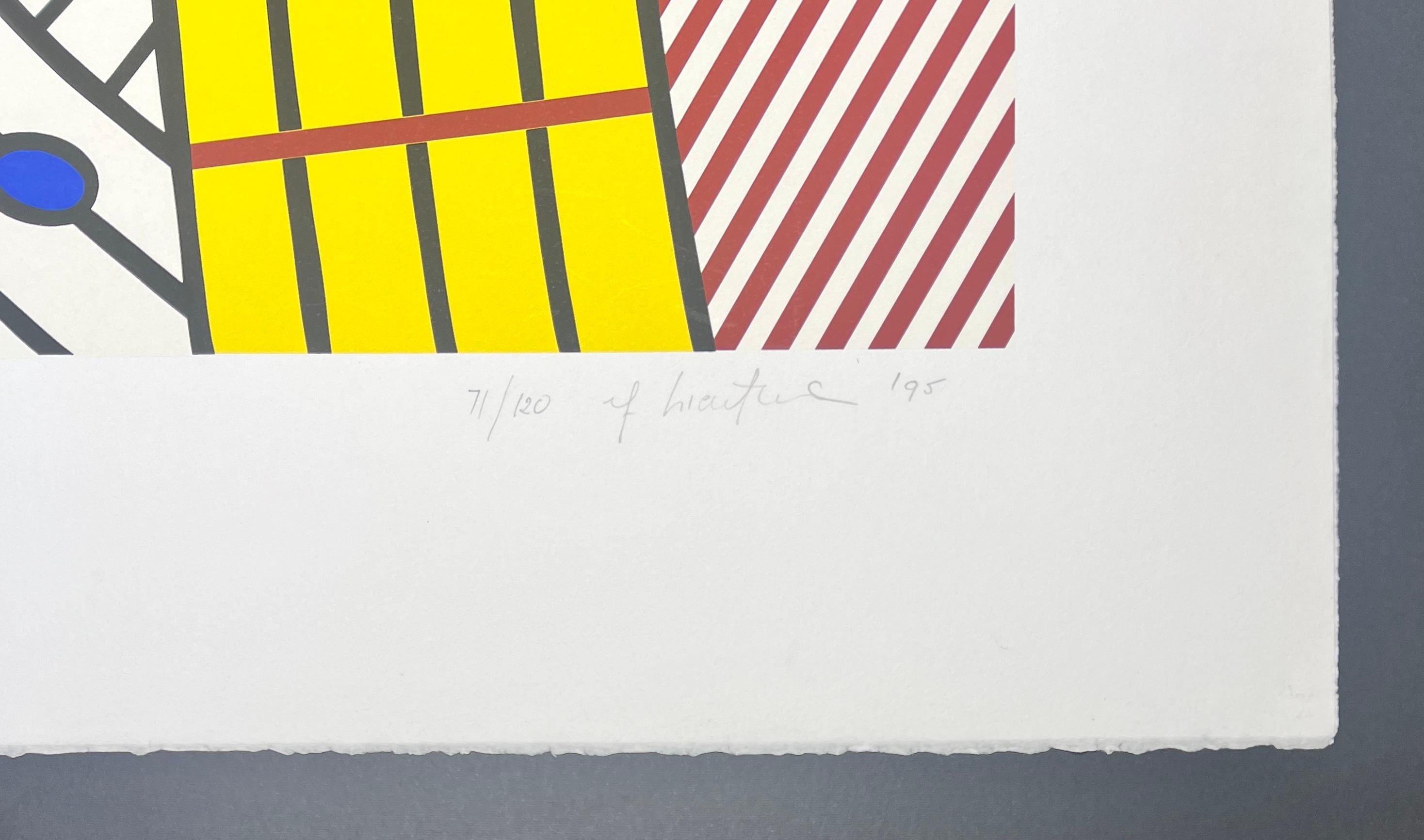 Roy Lichtenstein ( 1923 -1997 ) –  Composition IV  - Screenprint on Rives BFK For Sale 2