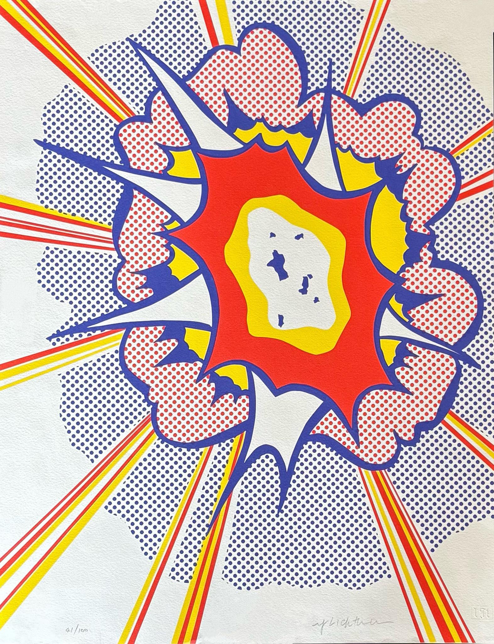 Roy Lichtenstein (1923-1997) - Explosion - Lithograph on Rives paper - 1967 For Sale 2