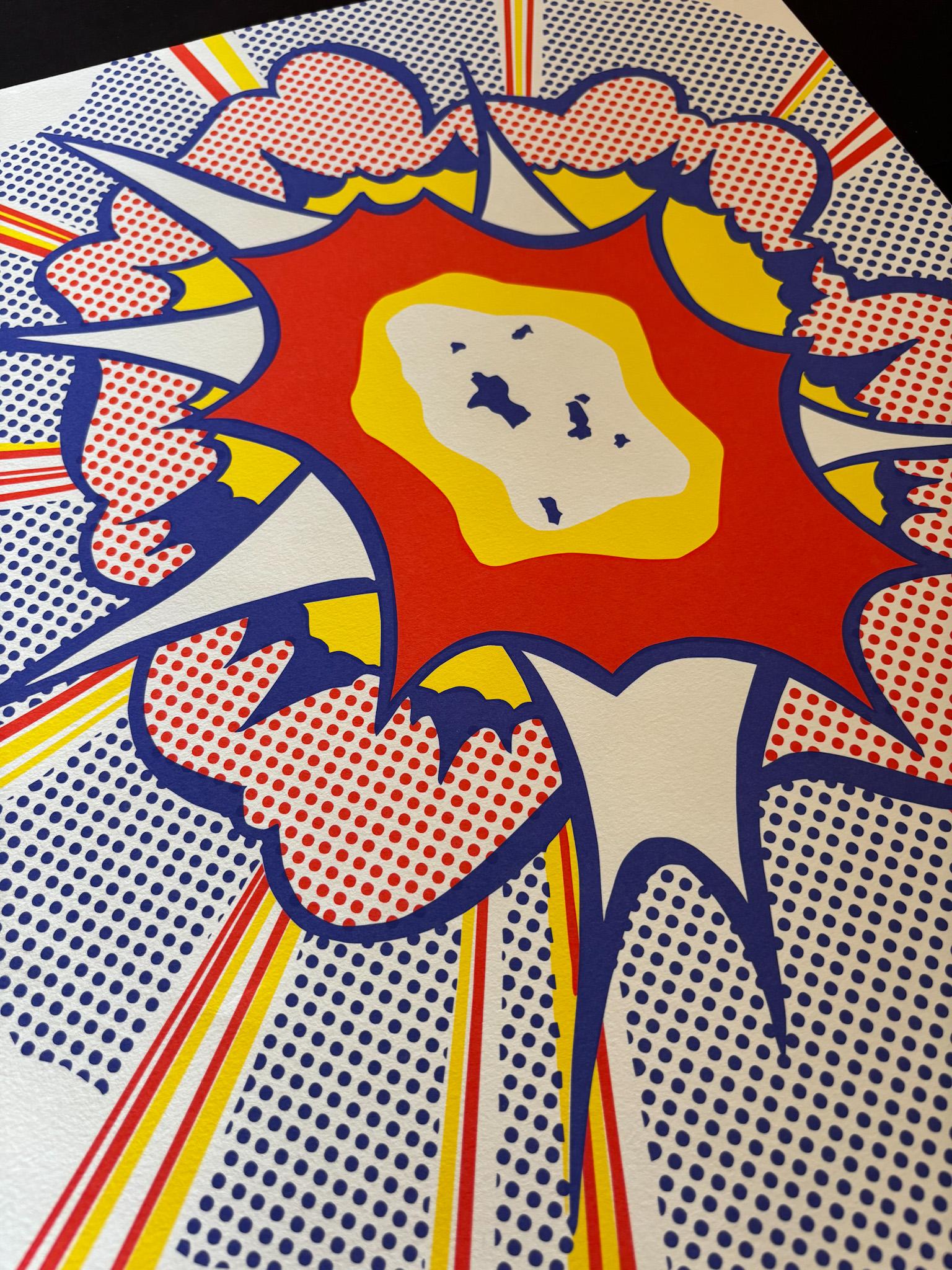 Roy Lichtenstein (1923-1997) - Explosion - Lithograph on Rives paper - 1967 For Sale 3