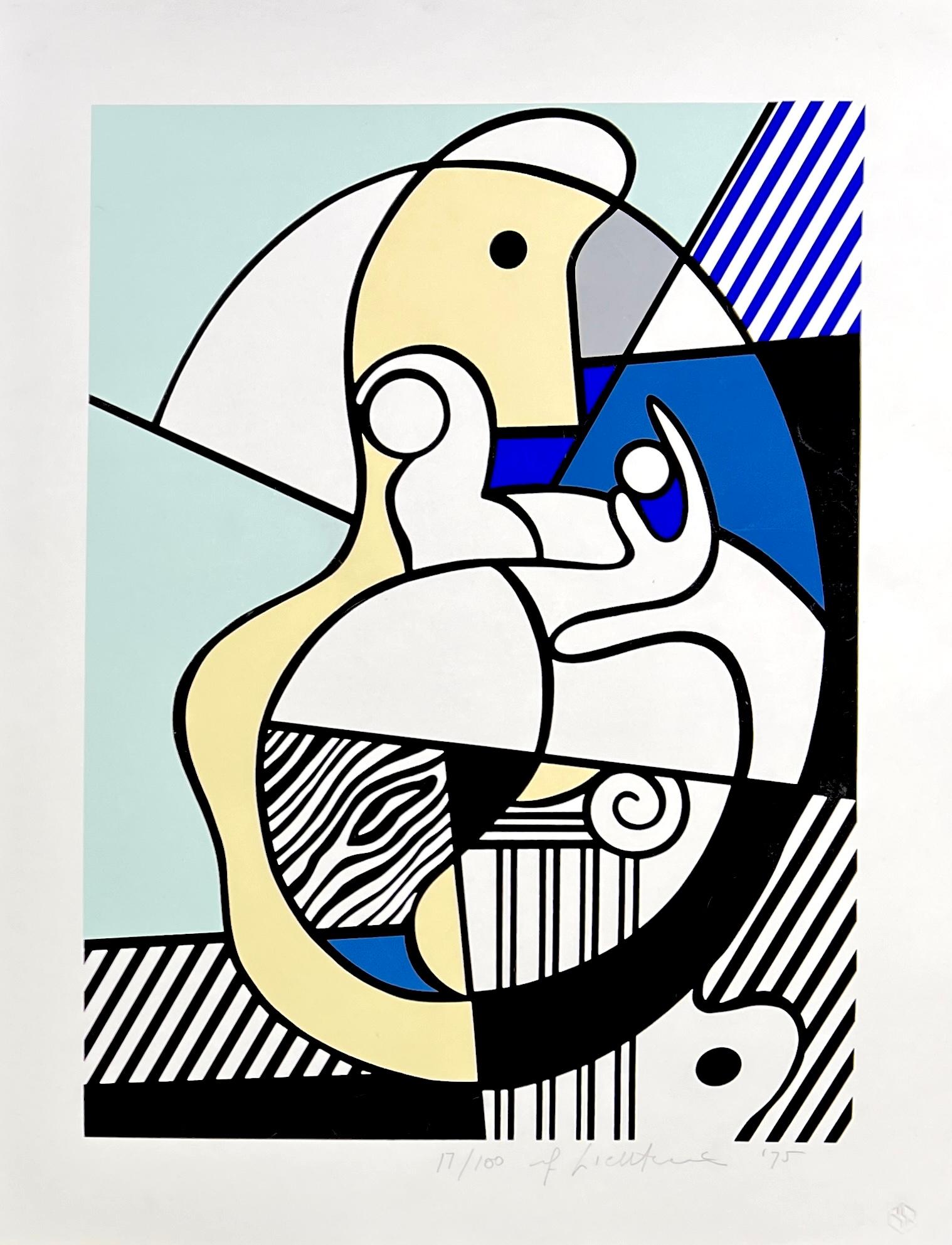 Roy Lichtenstein ( 1923 -1997 ) - Homenaje a Max Ernst - Serigrafía sobre Arcos 1