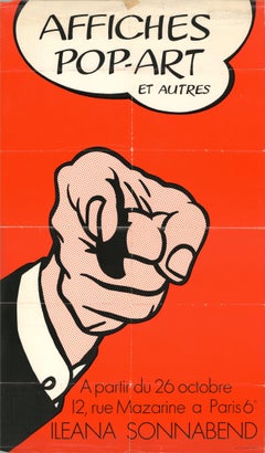 Roy Lichtenstein Extremely Rare 'Affiches Pop Art et autres' 1963