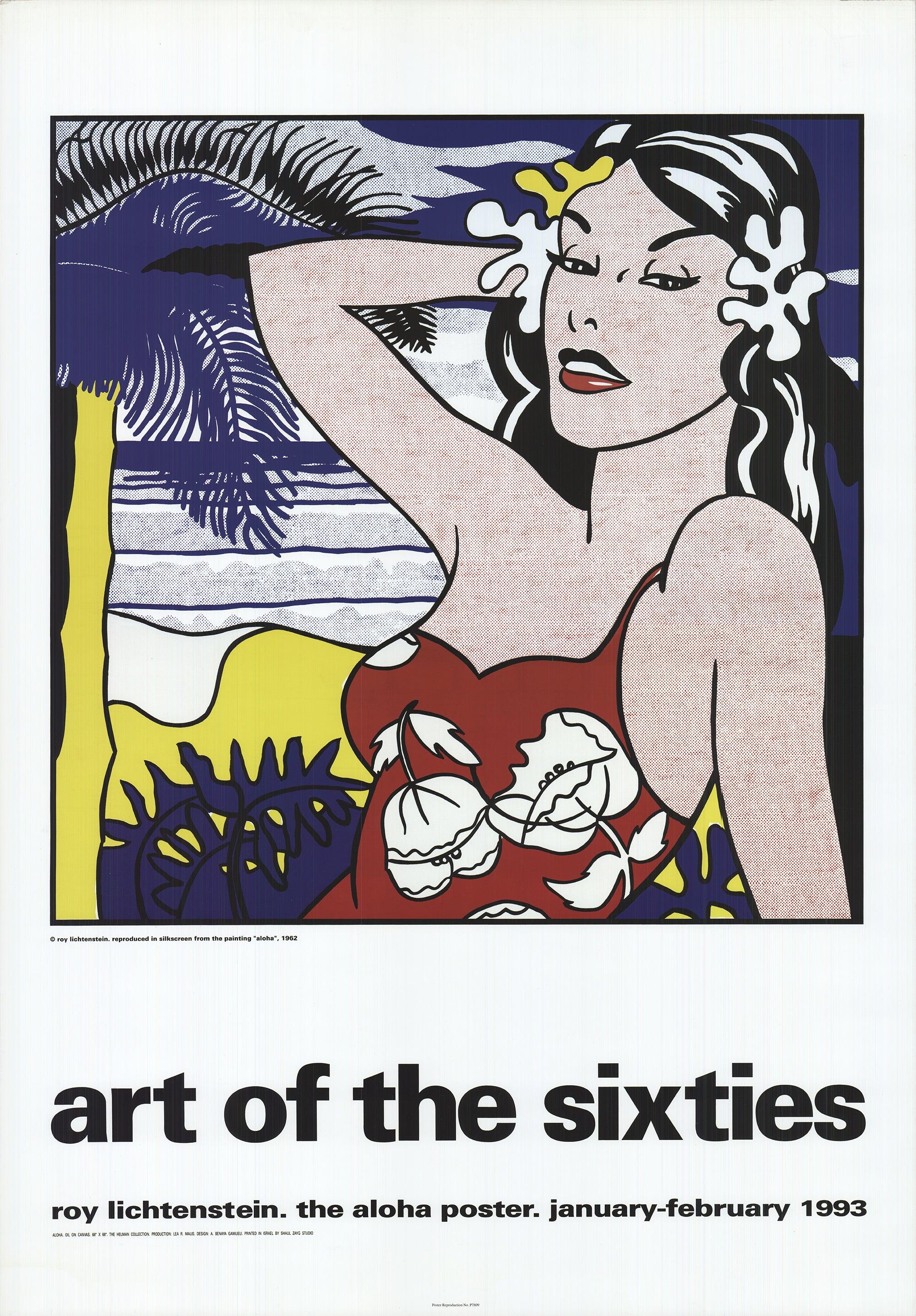 Aloha Poster Print by Roy Lichtenstein, Pop Art, 1993, Unframed For ...